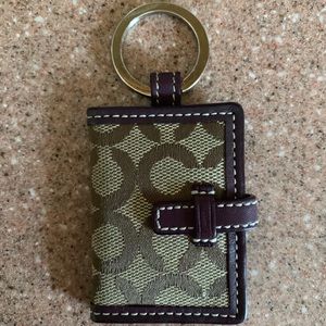Authentic COACH Signature Picture Keychain💜NWOT💜